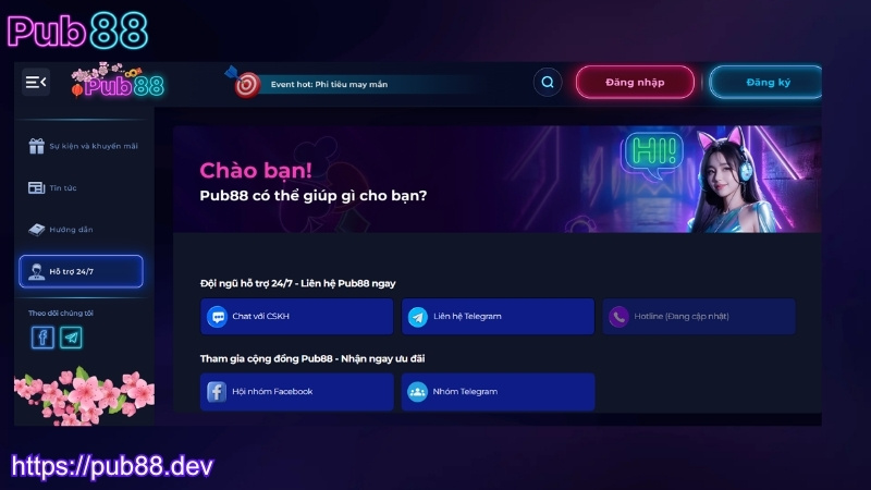 Lưu ý khi người chơi liên hệ PUB88