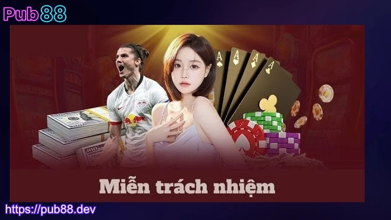 Miễn trừ trách nhiệm PUB88 có ảnh hưởng người chơi?