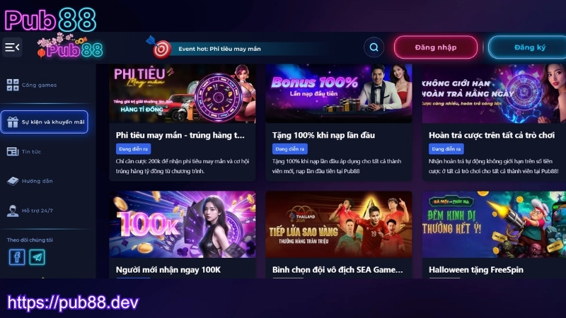 Top 3 khuyến mãi giá trị nhất PUB88